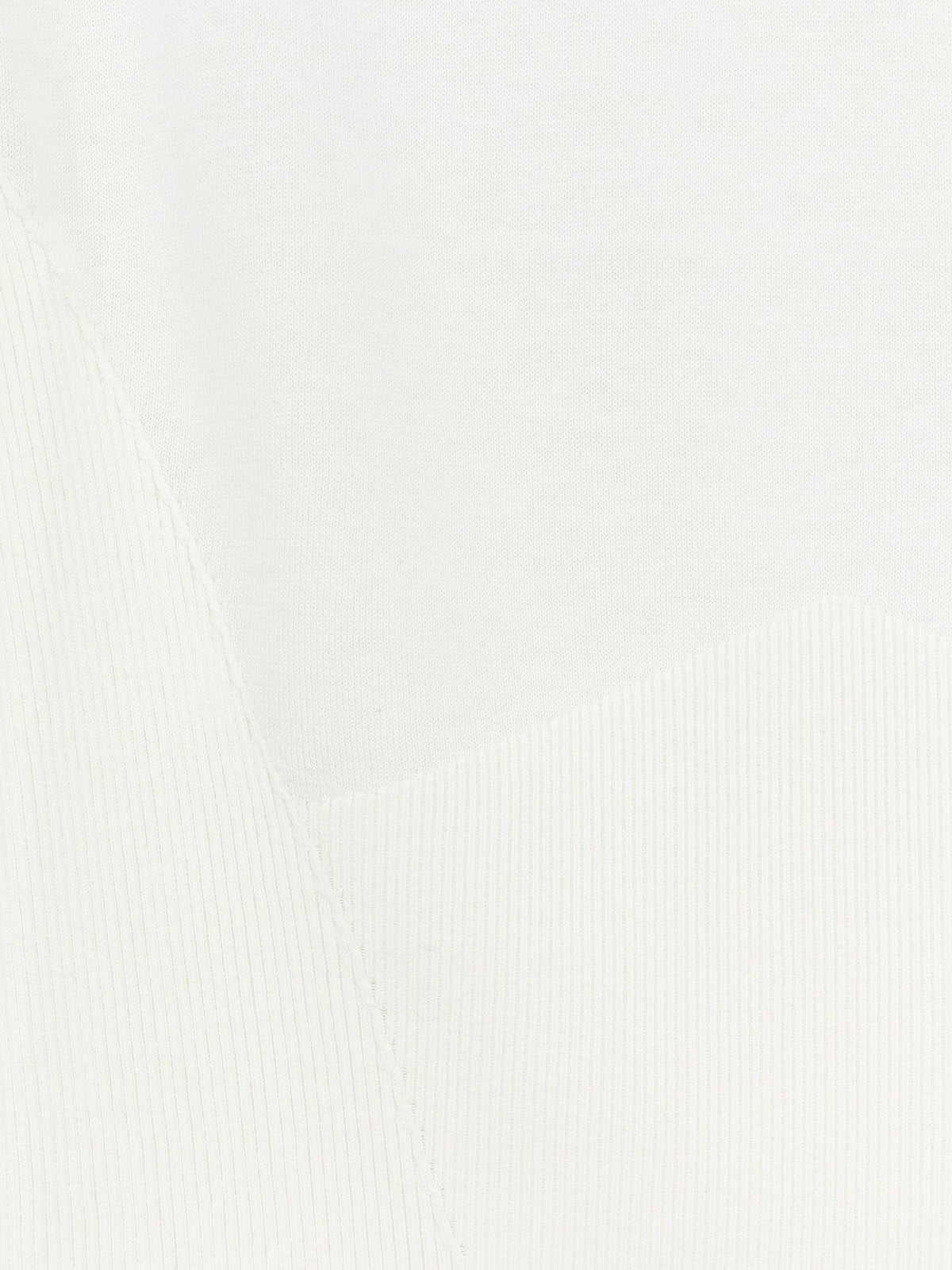 Givenchy Cropped Polo van katoen en zijde – Ivoor