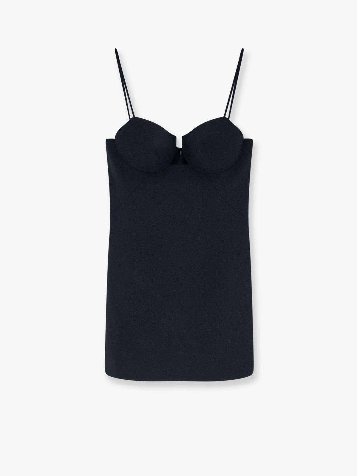 Givenchy Satijnen Mini-jurk met uitsparingen – Zwart