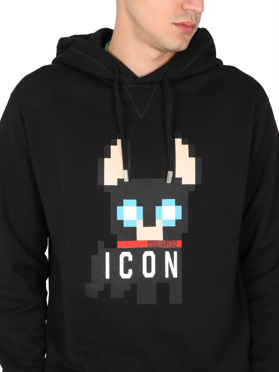 Dsquared2 Cyrus Cool Sweater Heren – Zwart