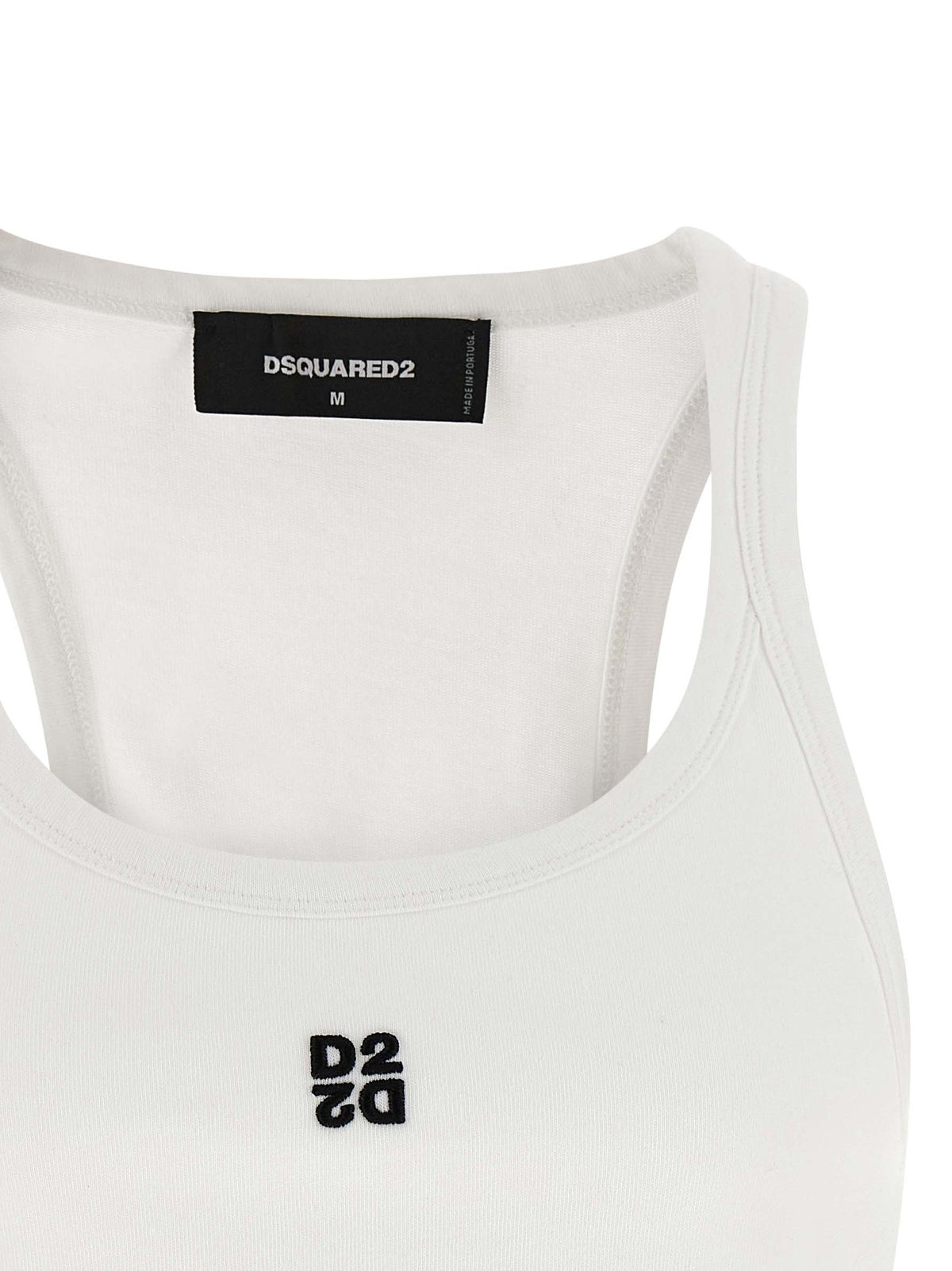 Dsquared2 D2 Upside Down Tanktop – Wit