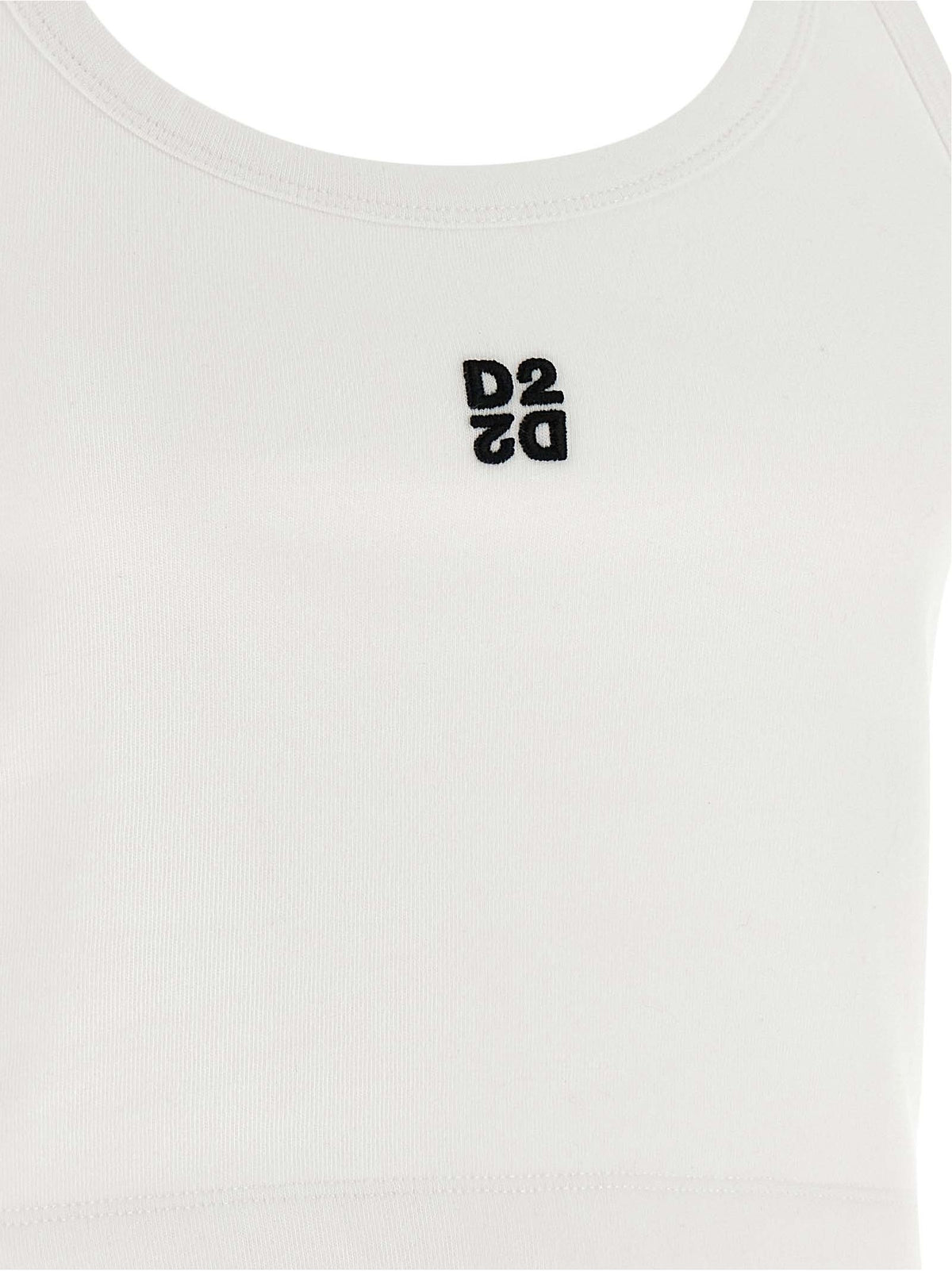 Dsquared2 D2 Upside Down Tanktop – Wit