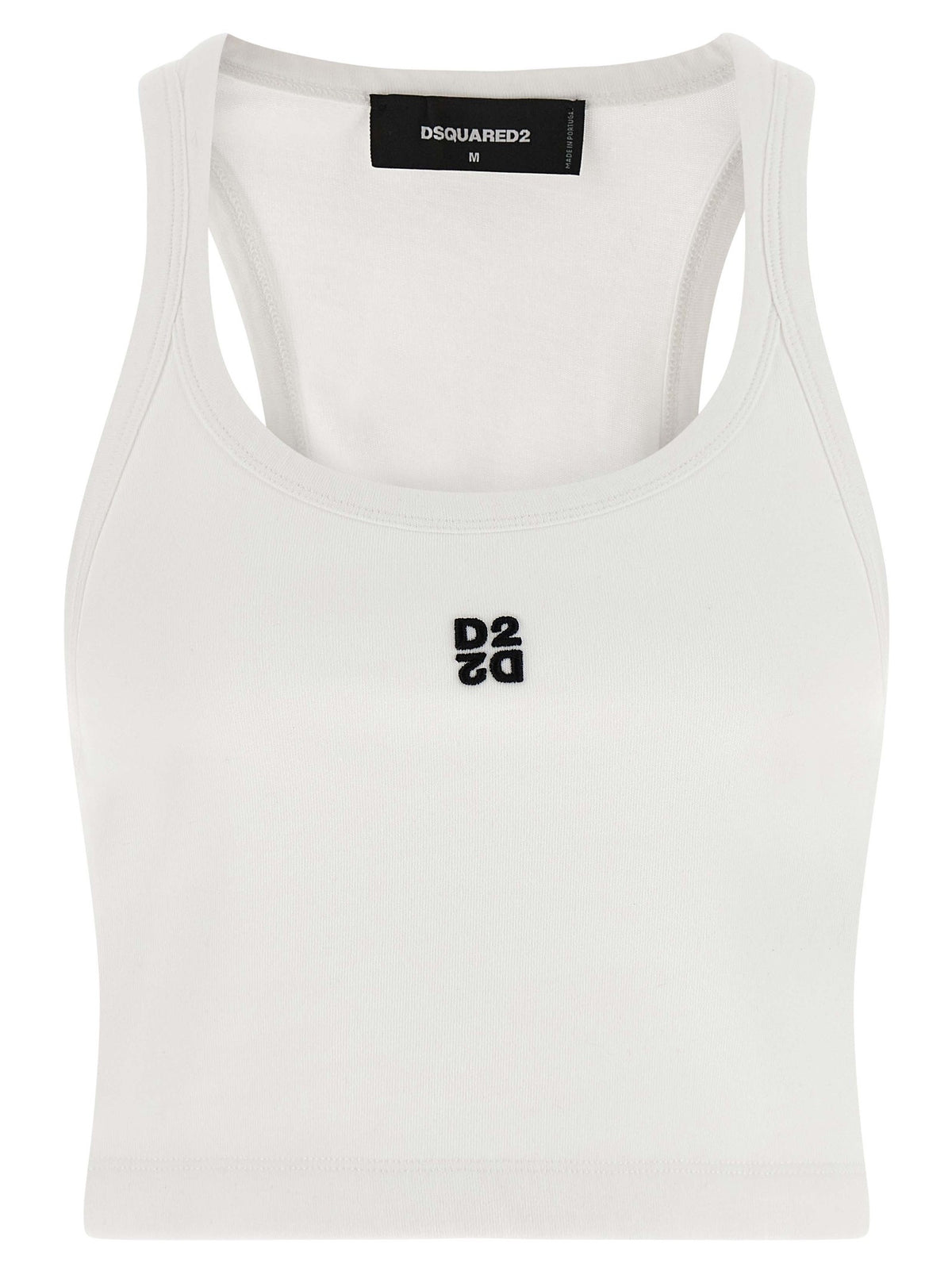 Dsquared2 D2 Upside Down Tanktop – Wit