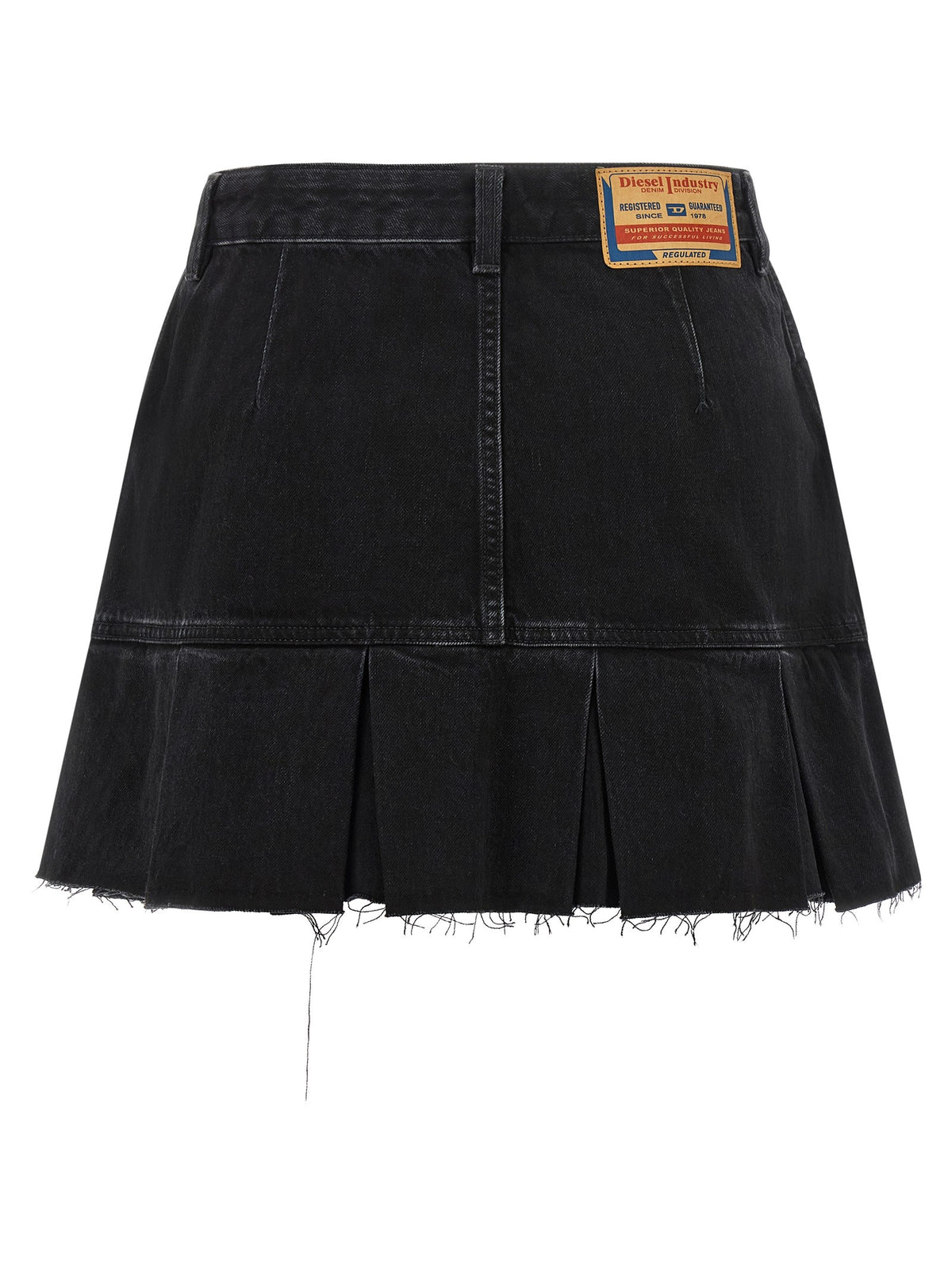 Diesel De-Reen Denim minirok – Zwart