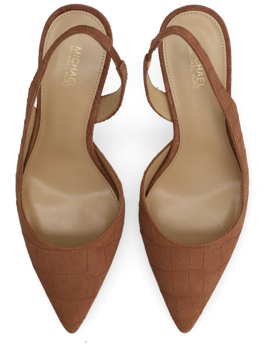 Michael Kors Alina Flex Slingback pumps – Cognac