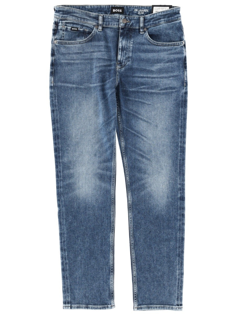 Boss Delaware Jeans – Middenblauw