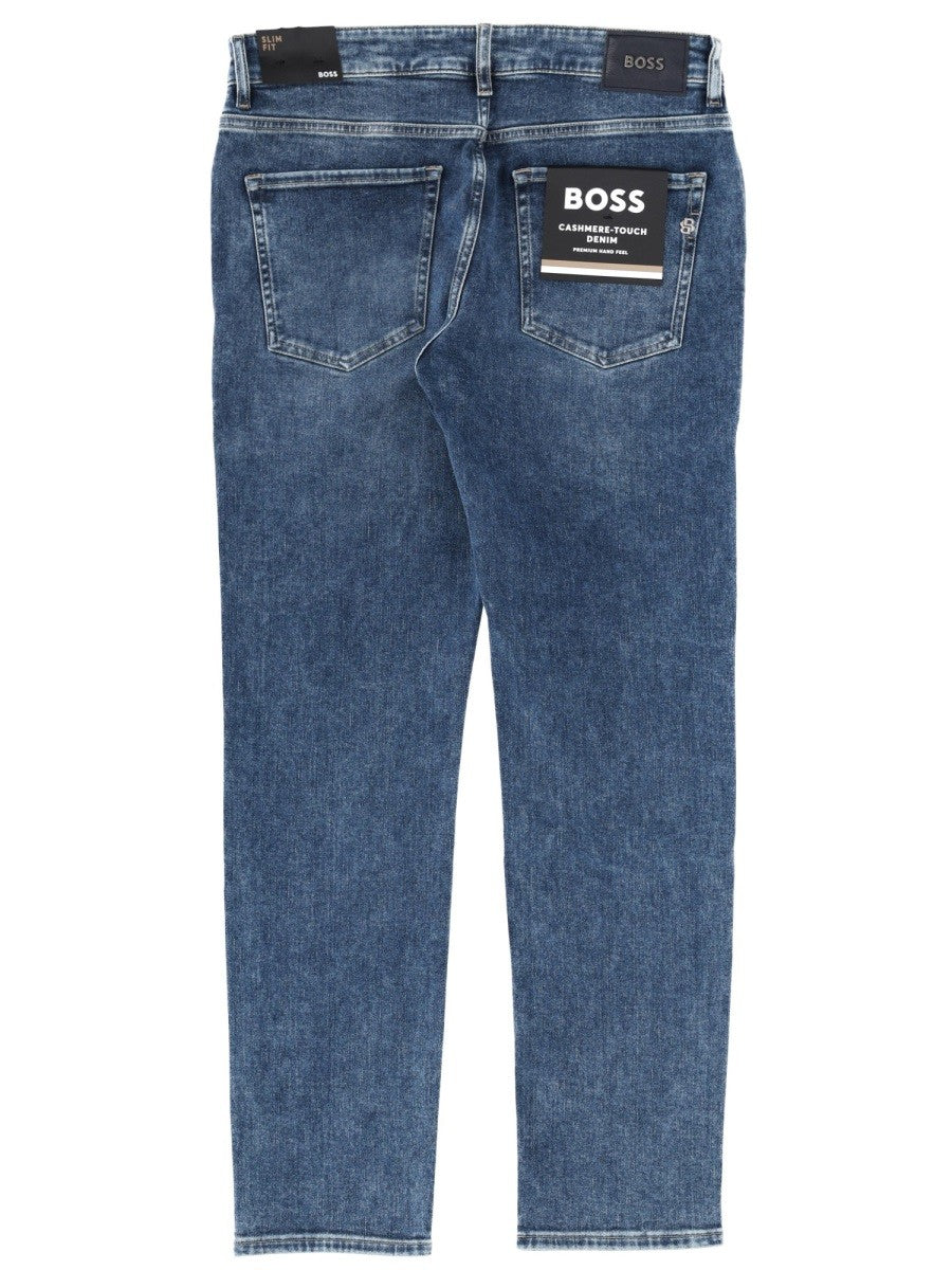 Boss Delaware Jeans – Middenblauw