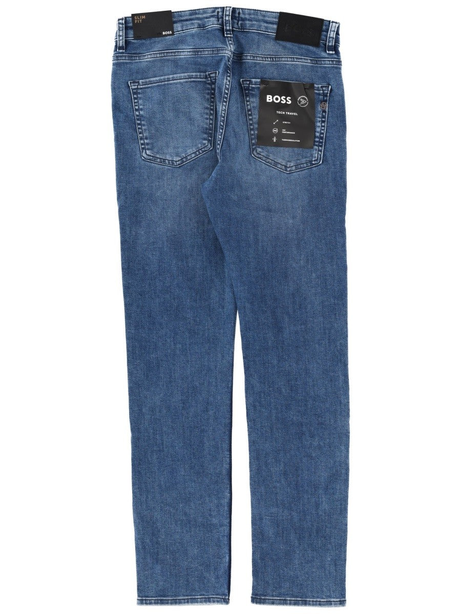 Boss Delaware Jeans – Middenblauw