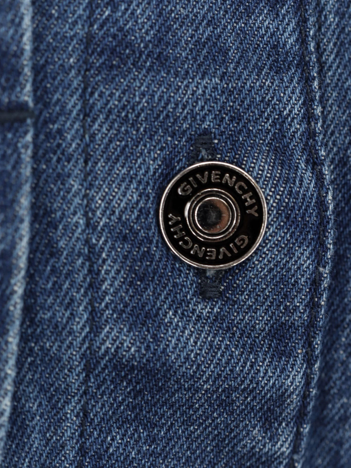 Givenchy Getailleerde Spijkerjurk – Middenblauw