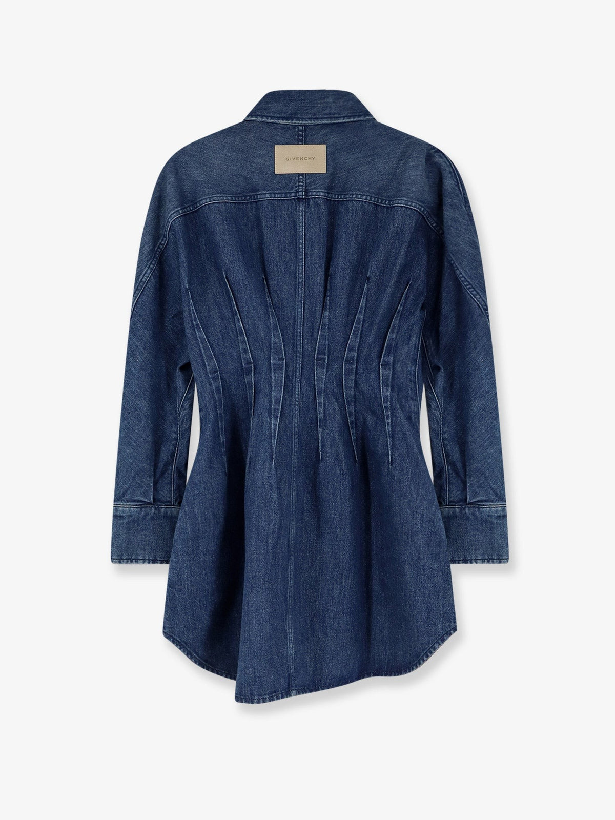 Givenchy Getailleerde Spijkerjurk – Middenblauw