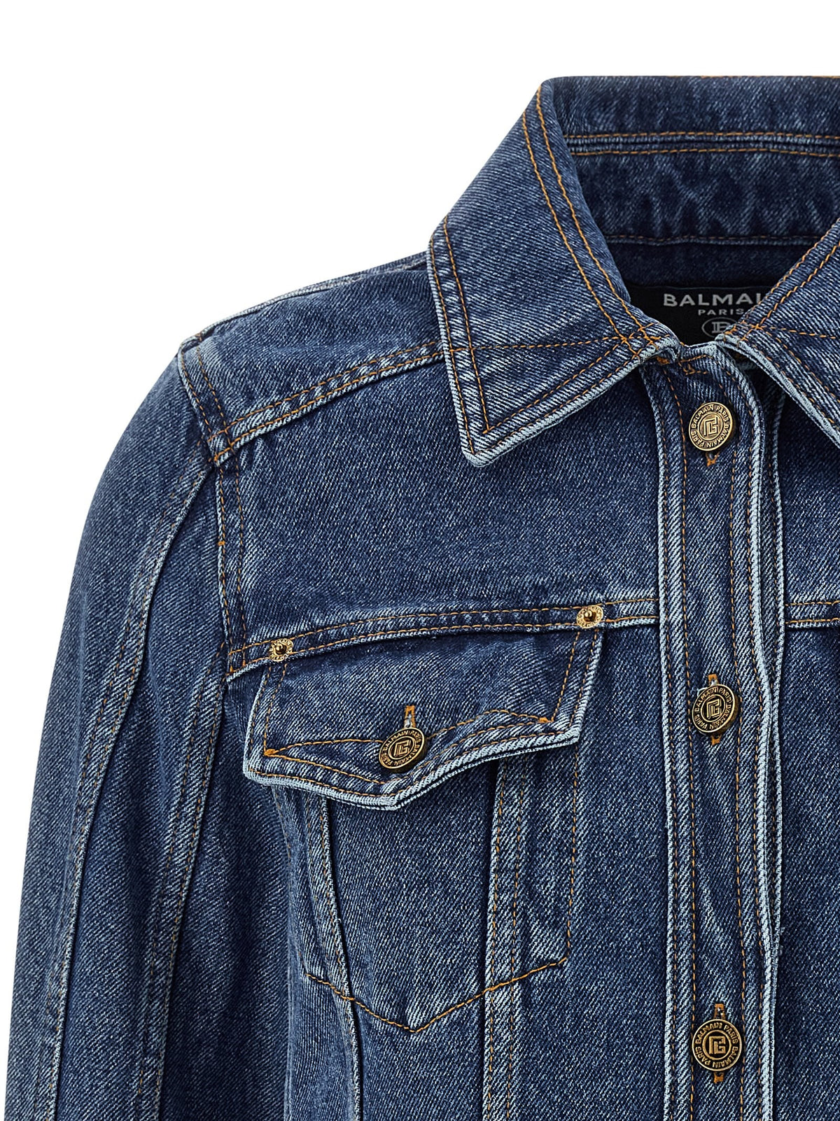 Balmain Spijkerjack Dames – Donkerblauw