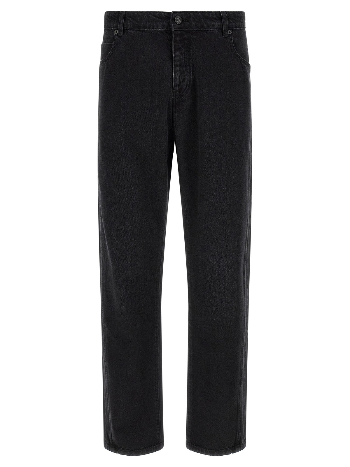Balmain Rechte jeans – Zwart