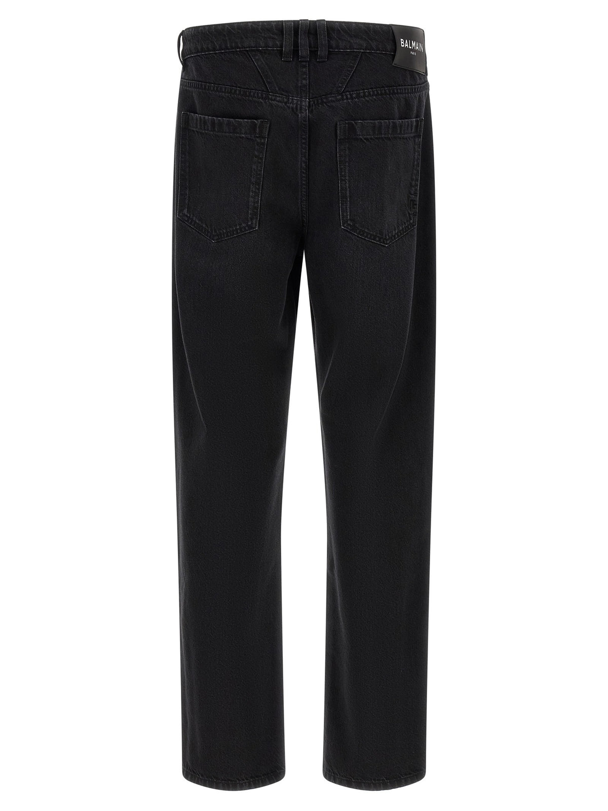 Balmain Rechte jeans – Zwart