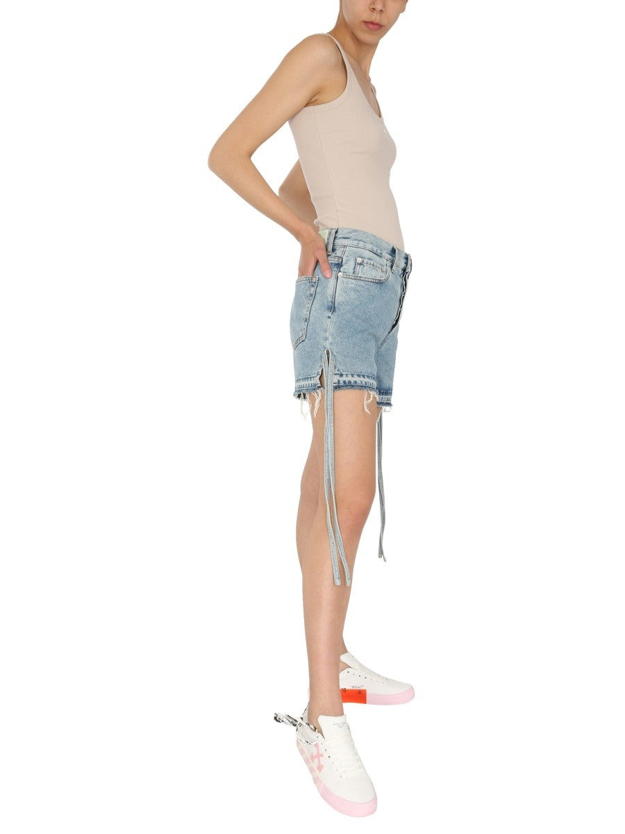 Off-White Denim Short – Lichtblauw