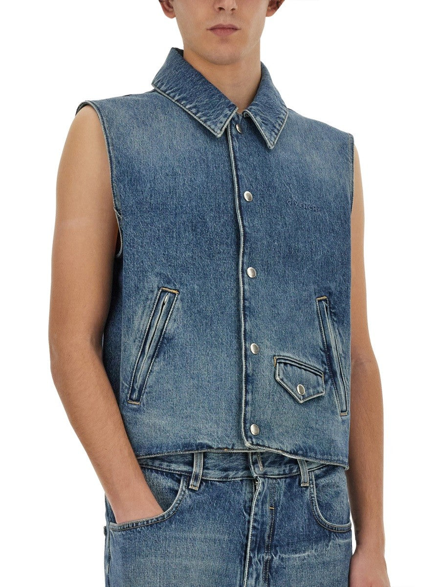 Givenchy Spijkergilet – Middenblauw