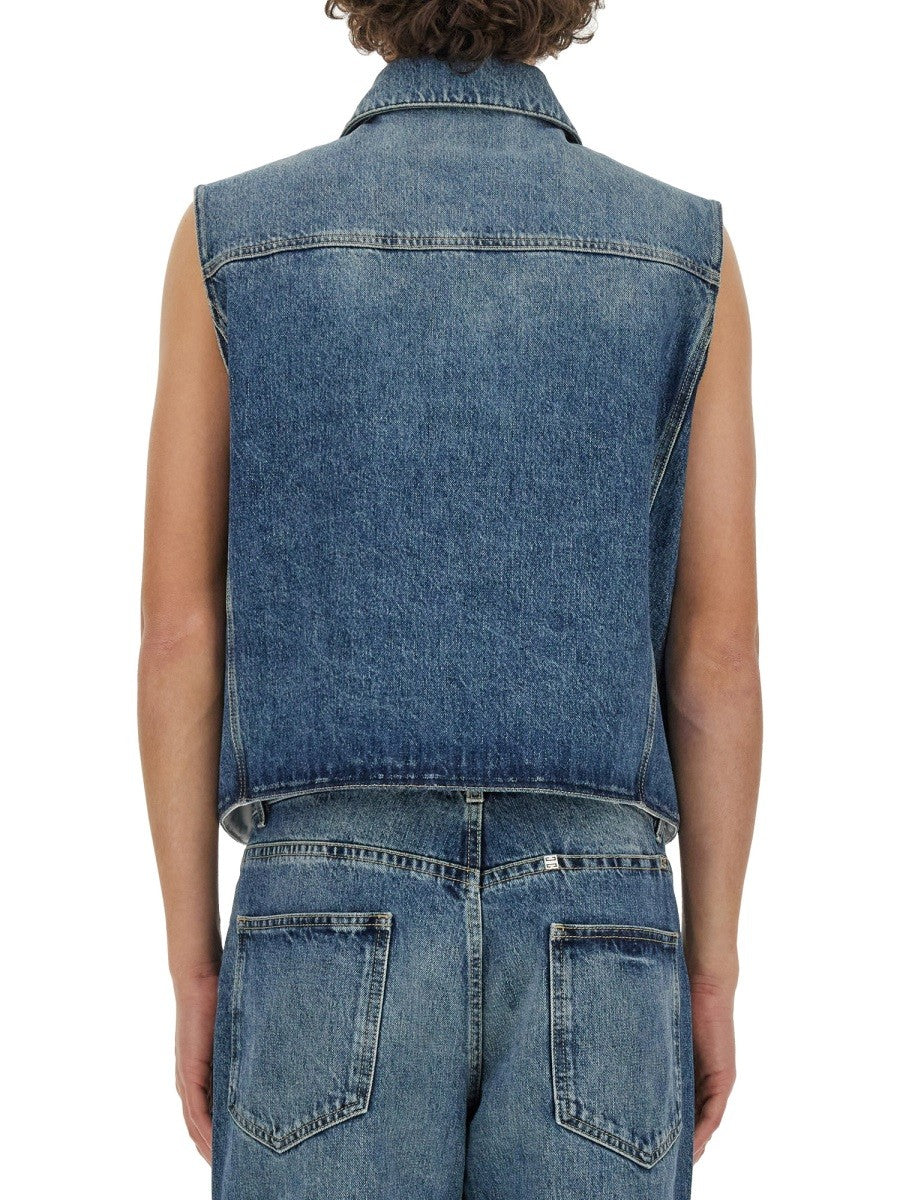 Givenchy Spijkergilet – Middenblauw