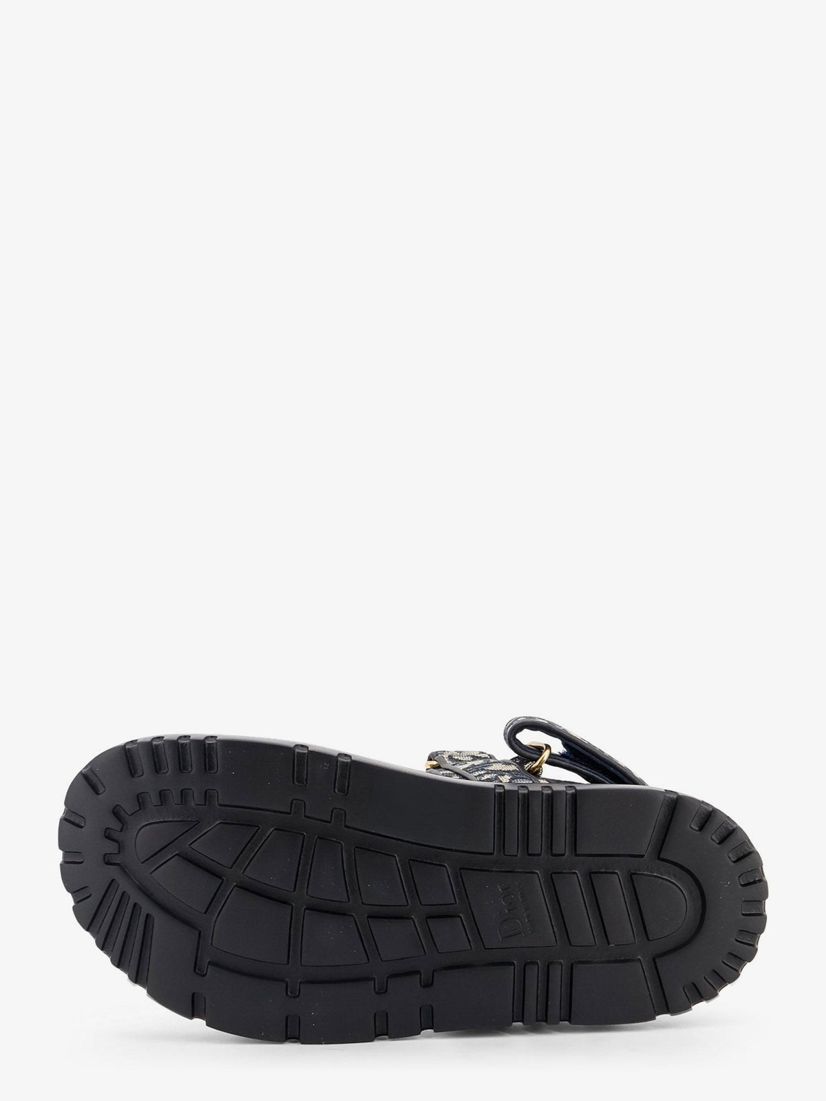 Christian Dior Oblique Jacquard Sandalen – Marineblauw