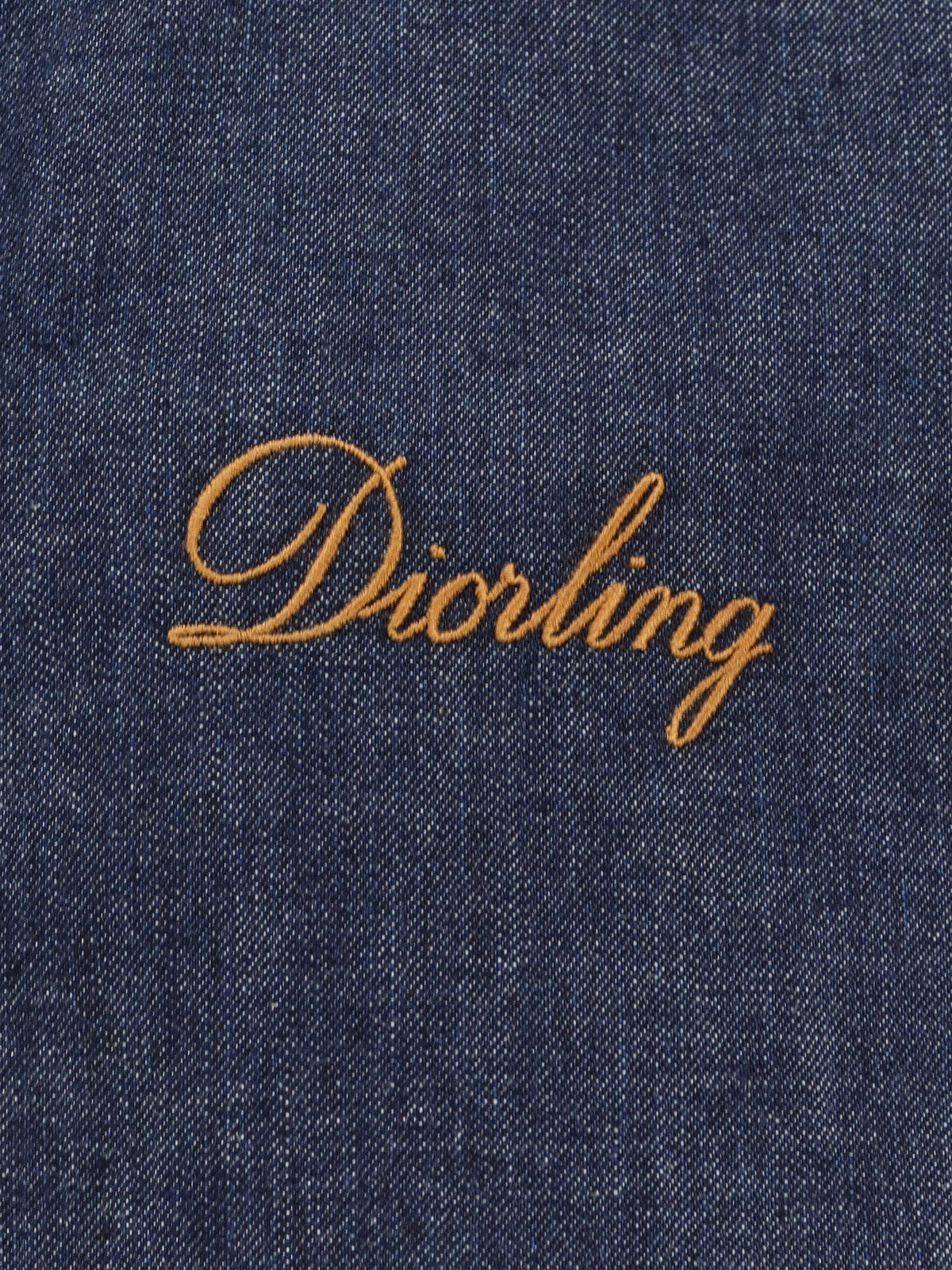 Christian Dior Spijkerjas met Diorling-borduursel – Donkerblauw