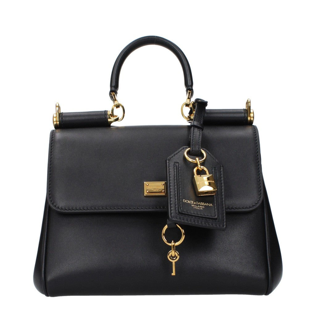 Dolce & Gabbana Leren handtas – Zwart