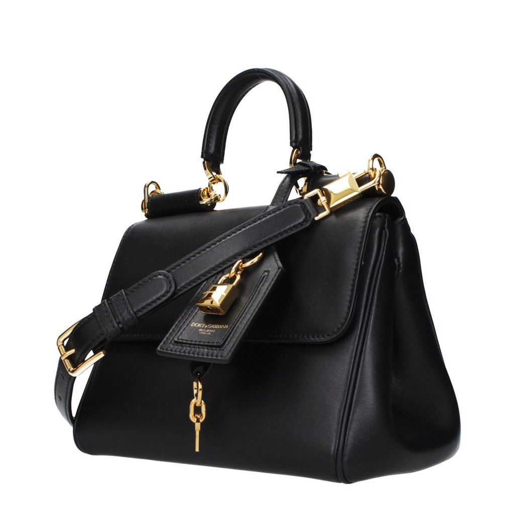 Dolce & Gabbana Leren handtas – Zwart