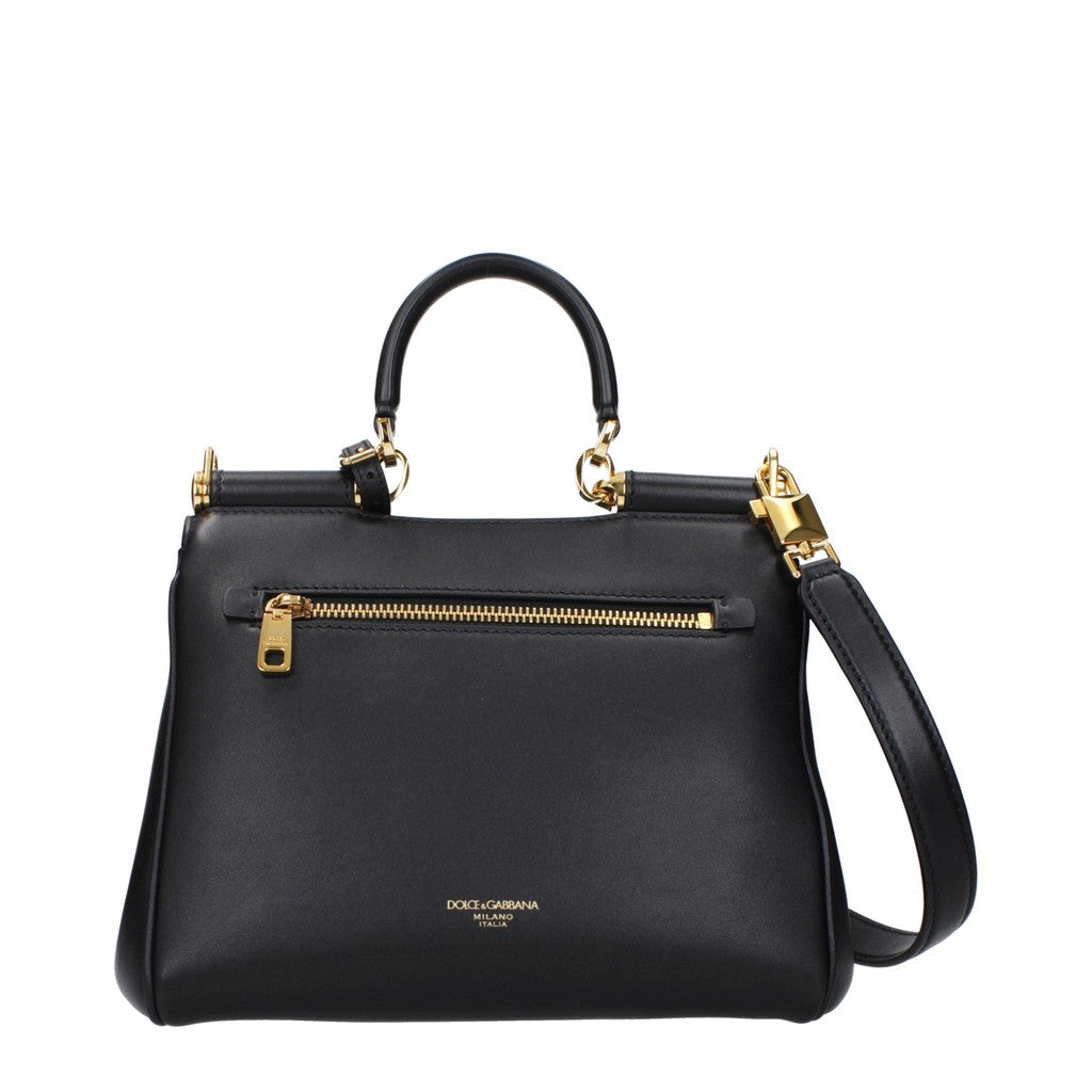 Dolce & Gabbana Leren handtas – Zwart