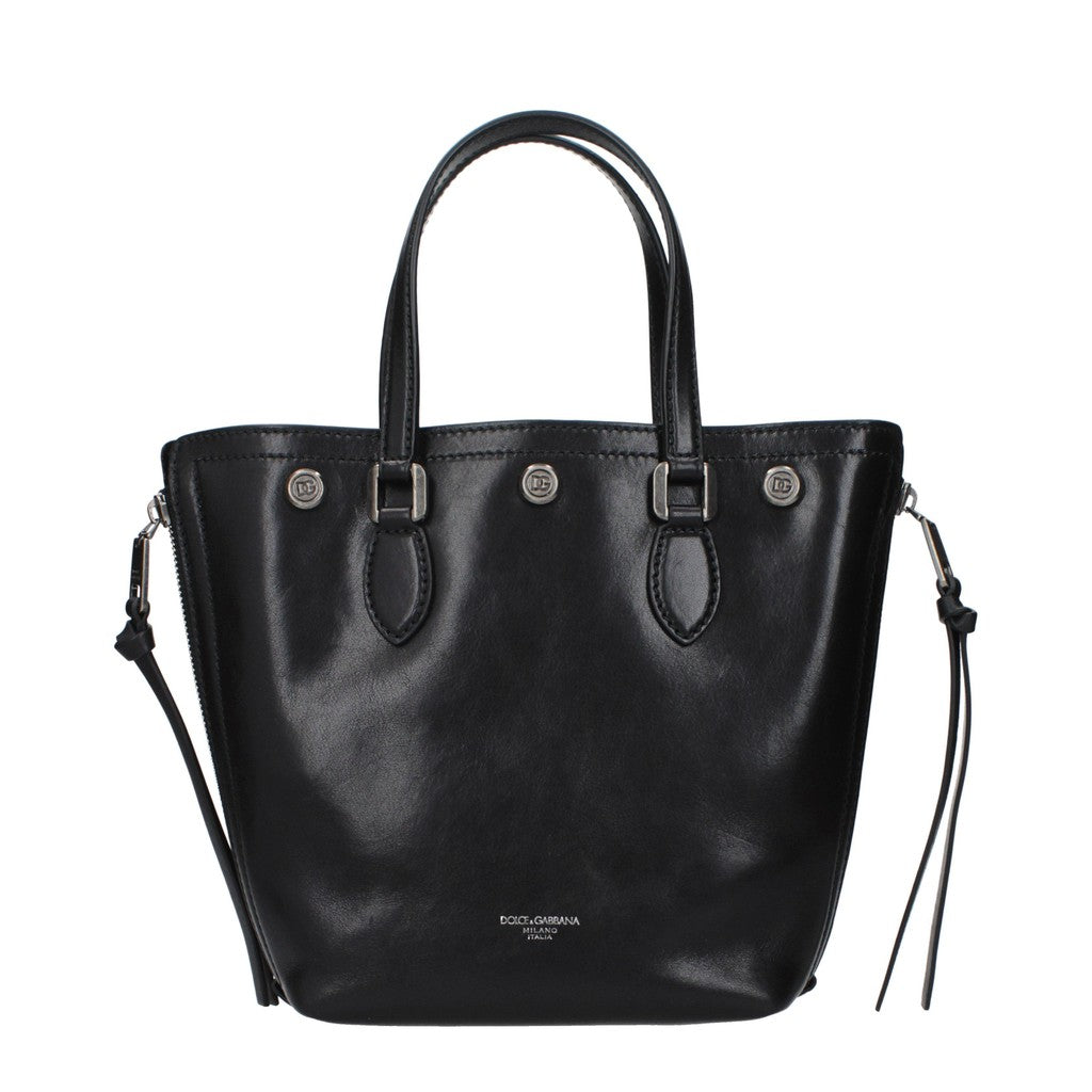 Dolce & Gabbana Leren schoudertas Heren – Zwart