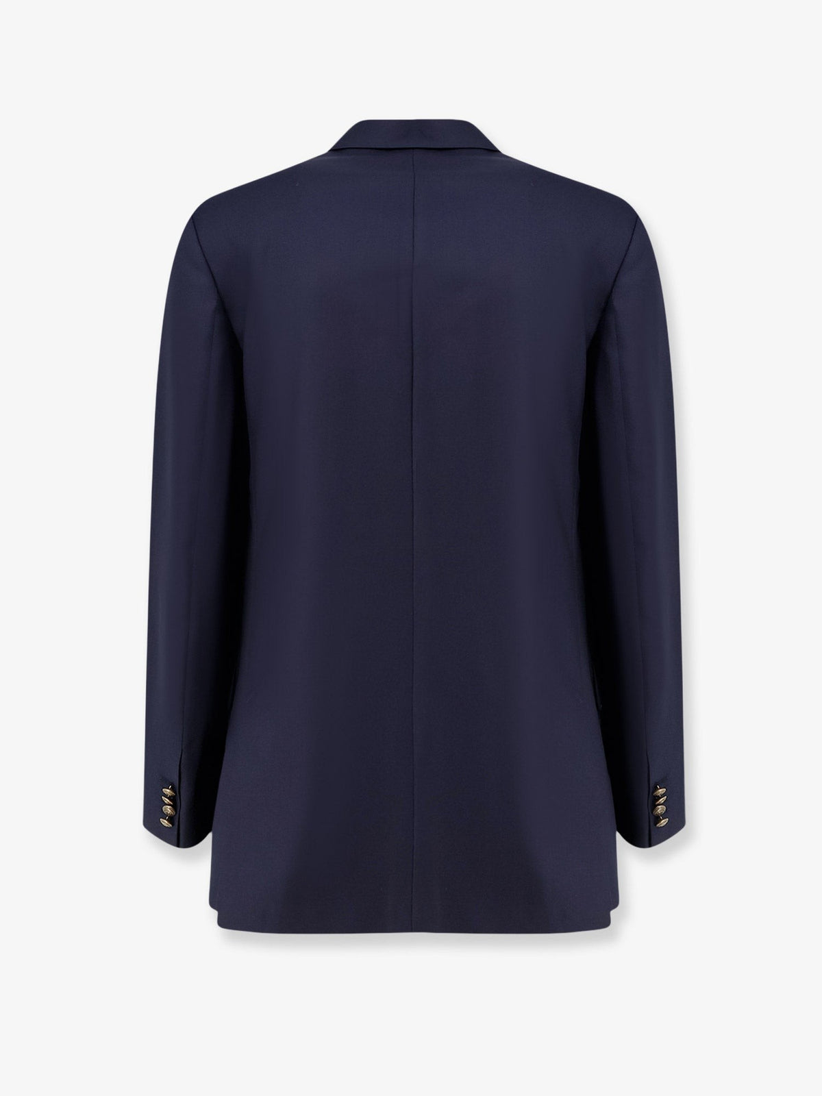 Christian Dior Dubbelrij Blazer van scheerwol – Marineblauw