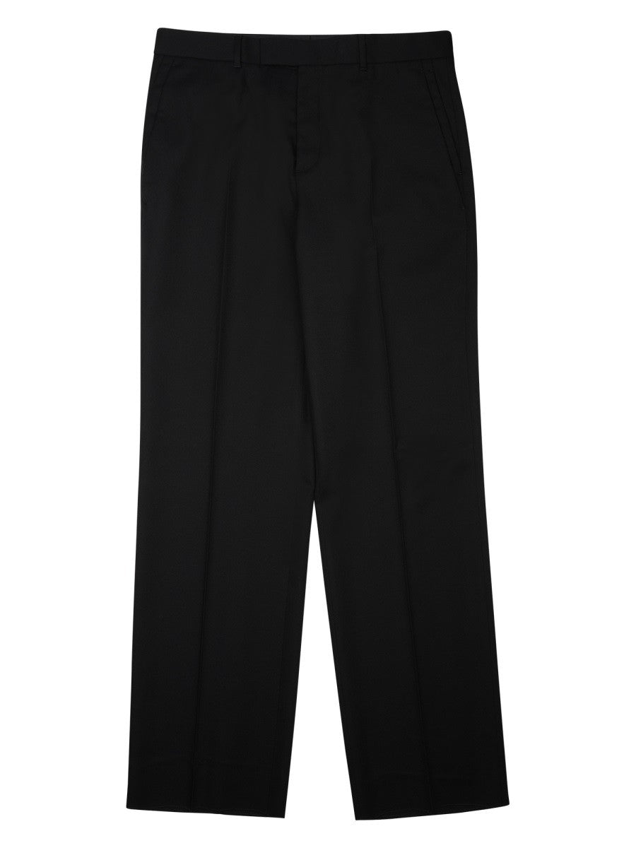 Christian Dior Wijde Wollen Broek – Zwart
