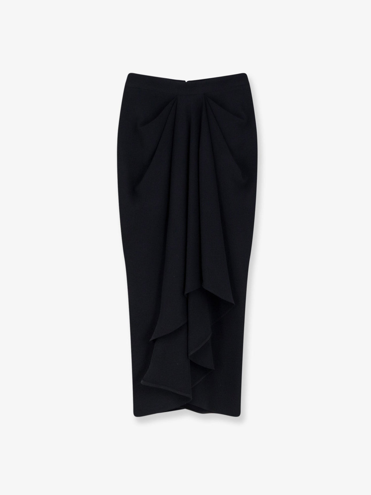 Givenchy Gedrapeerde Midirok – Zwart