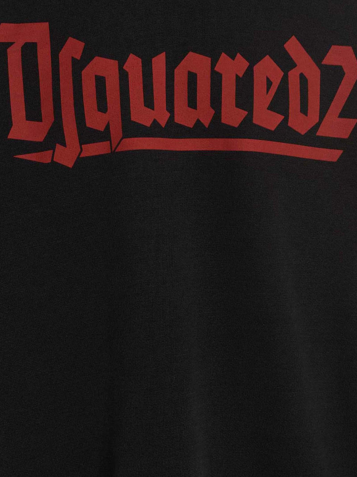 Dsquared2 Hoodie met logoprint – Zwart