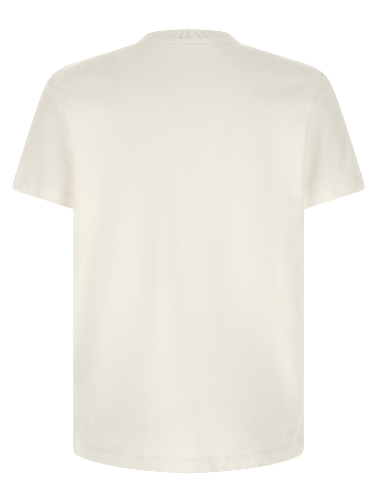 Dsquared2 T-shirt met contrastprint – Wit / Zwart