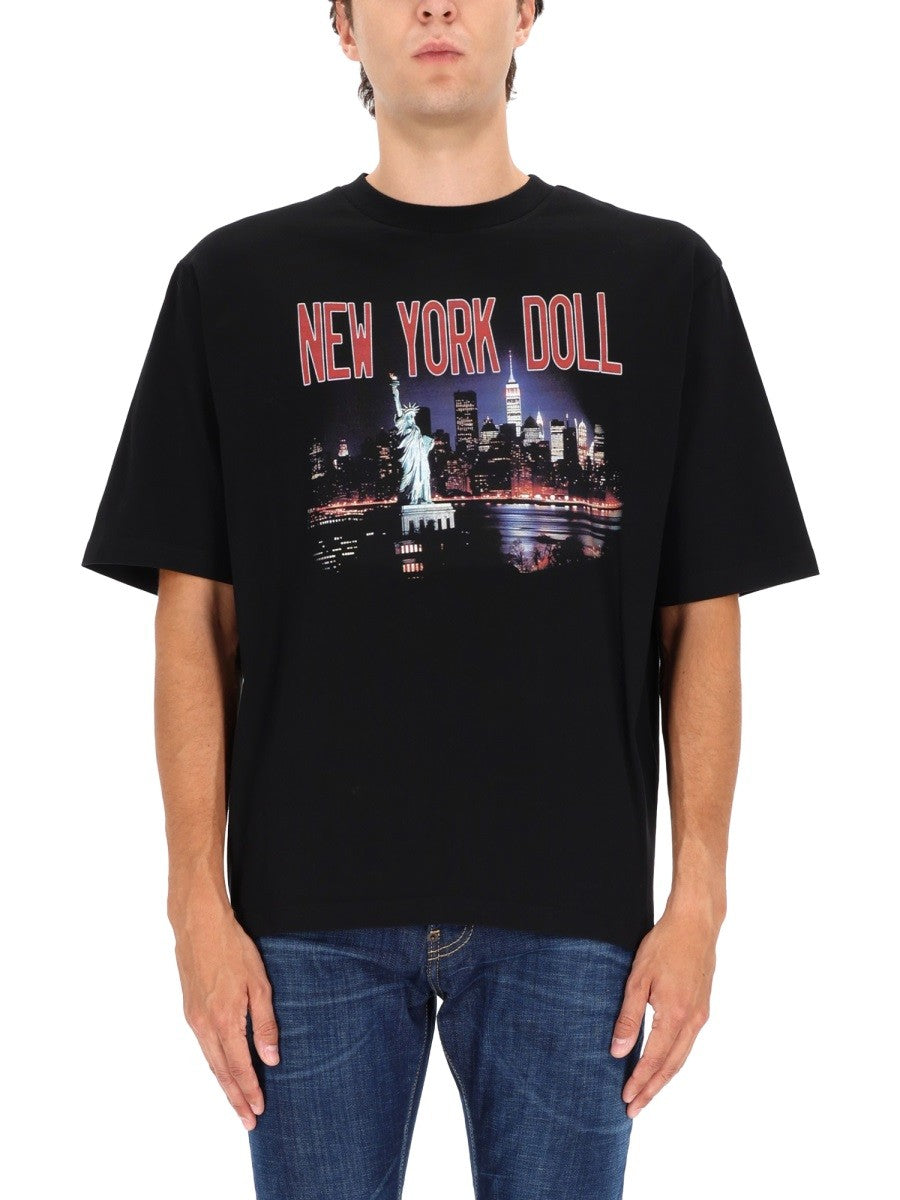 Dsquared2 x Vaquera T-shirt met print – Zwart