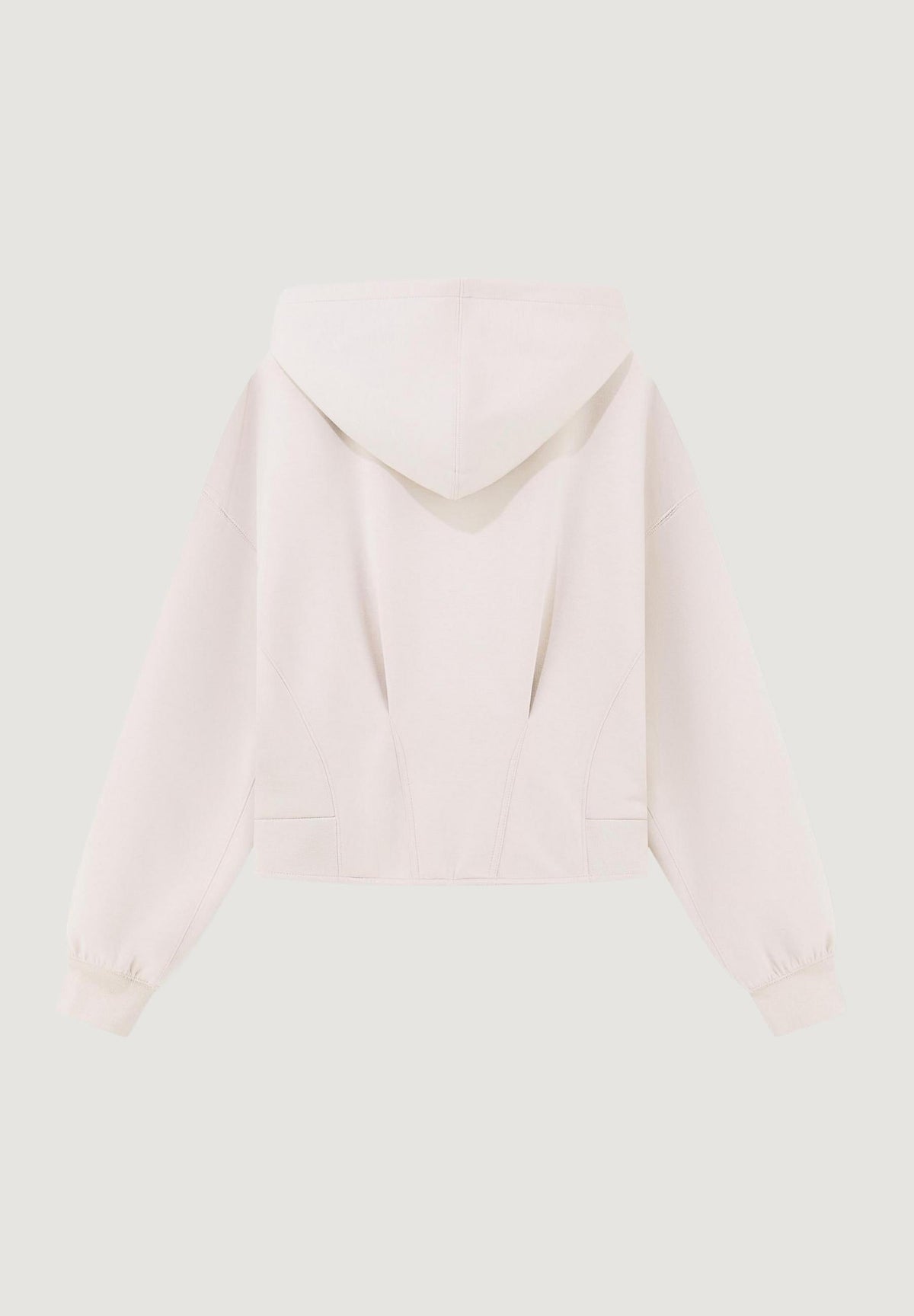 Armani Exchange Hoodie met Knoopsluiting – Beige