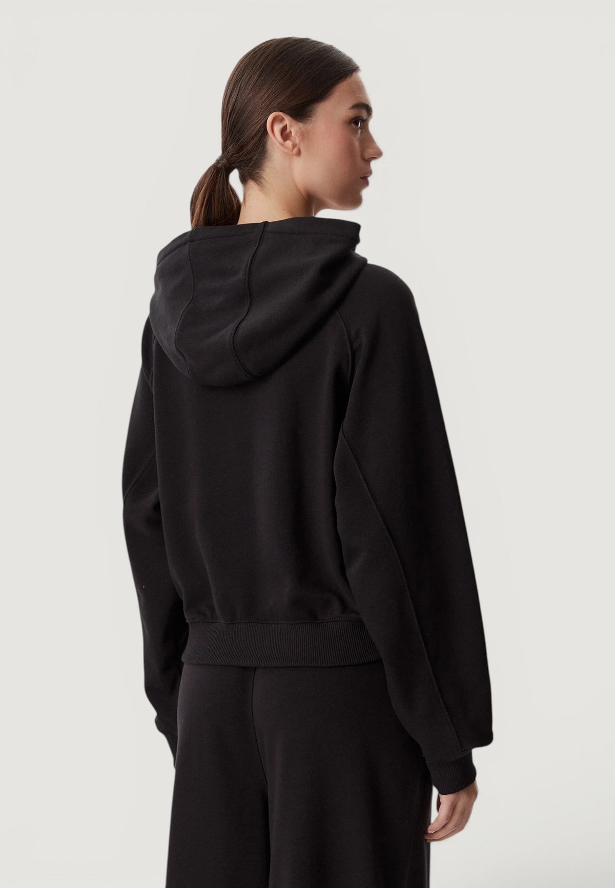 Tommy Hilfiger Hoodie met voorzakken – Zwart