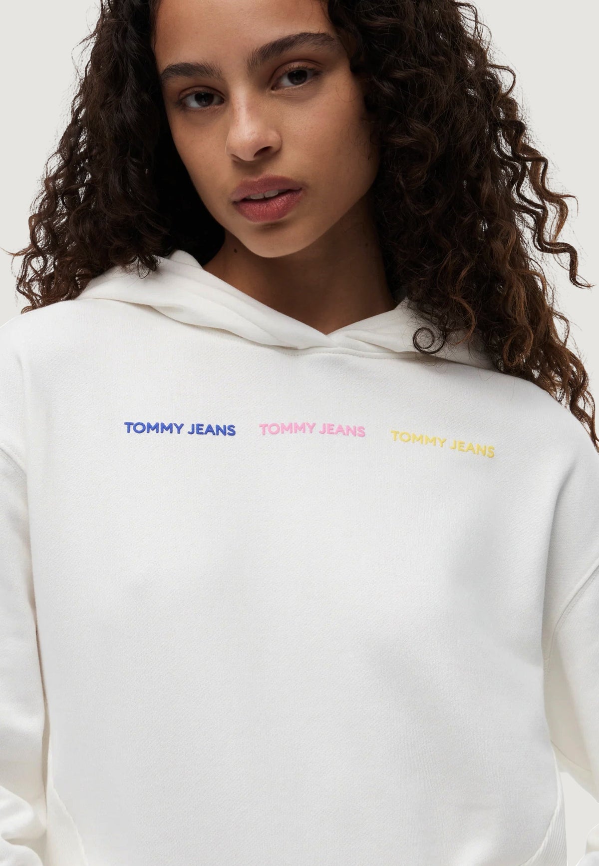 Tommy Hilfiger Hoodie met lange mouwen Dames – Wit