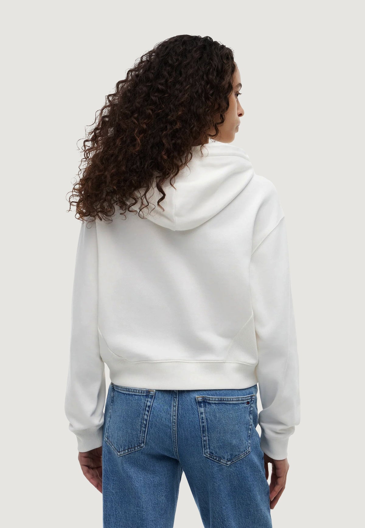 Tommy Hilfiger Hoodie met lange mouwen Dames – Wit