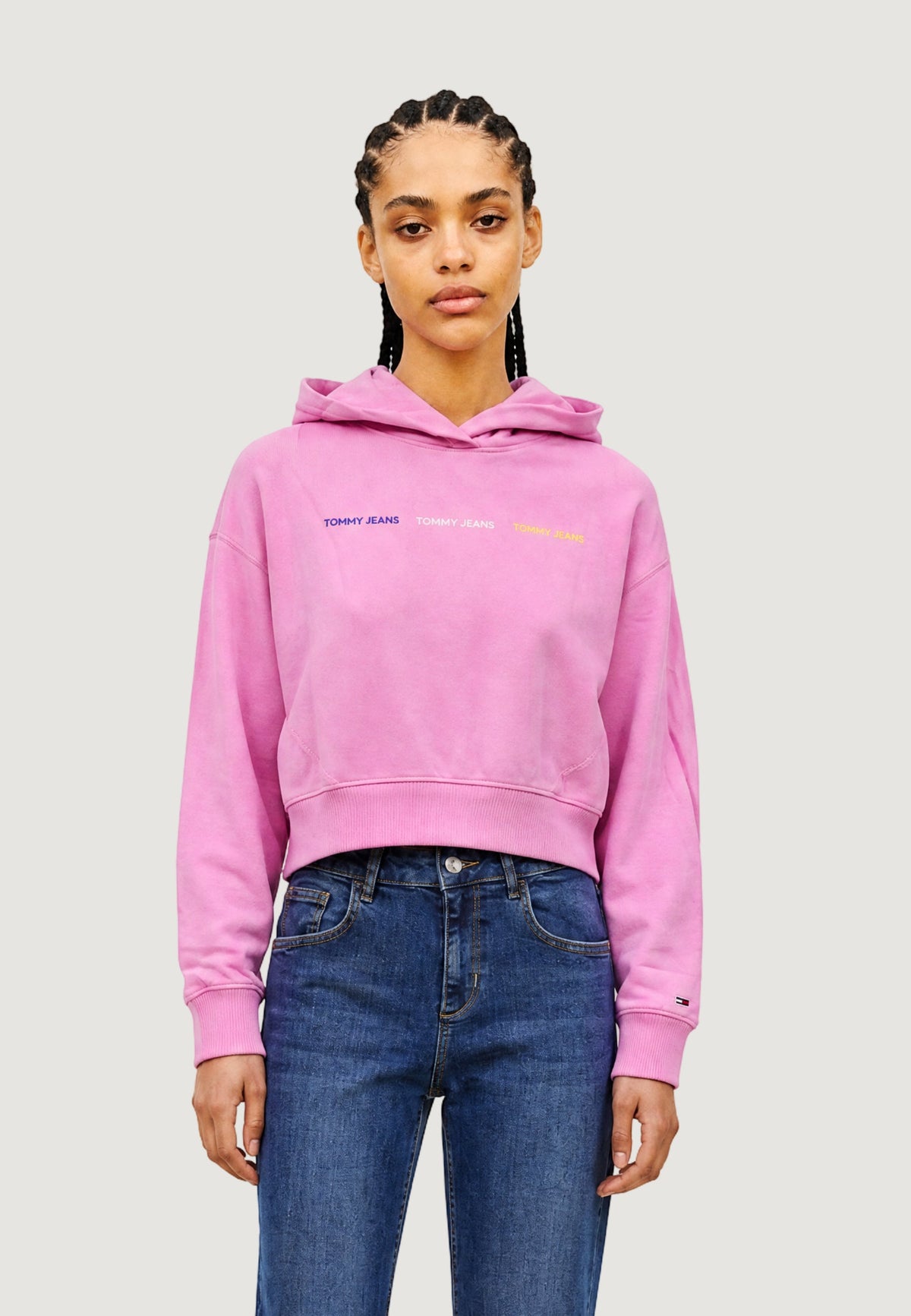 Tommy Hilfiger Hoodie met lange mouwen Dames – Roze