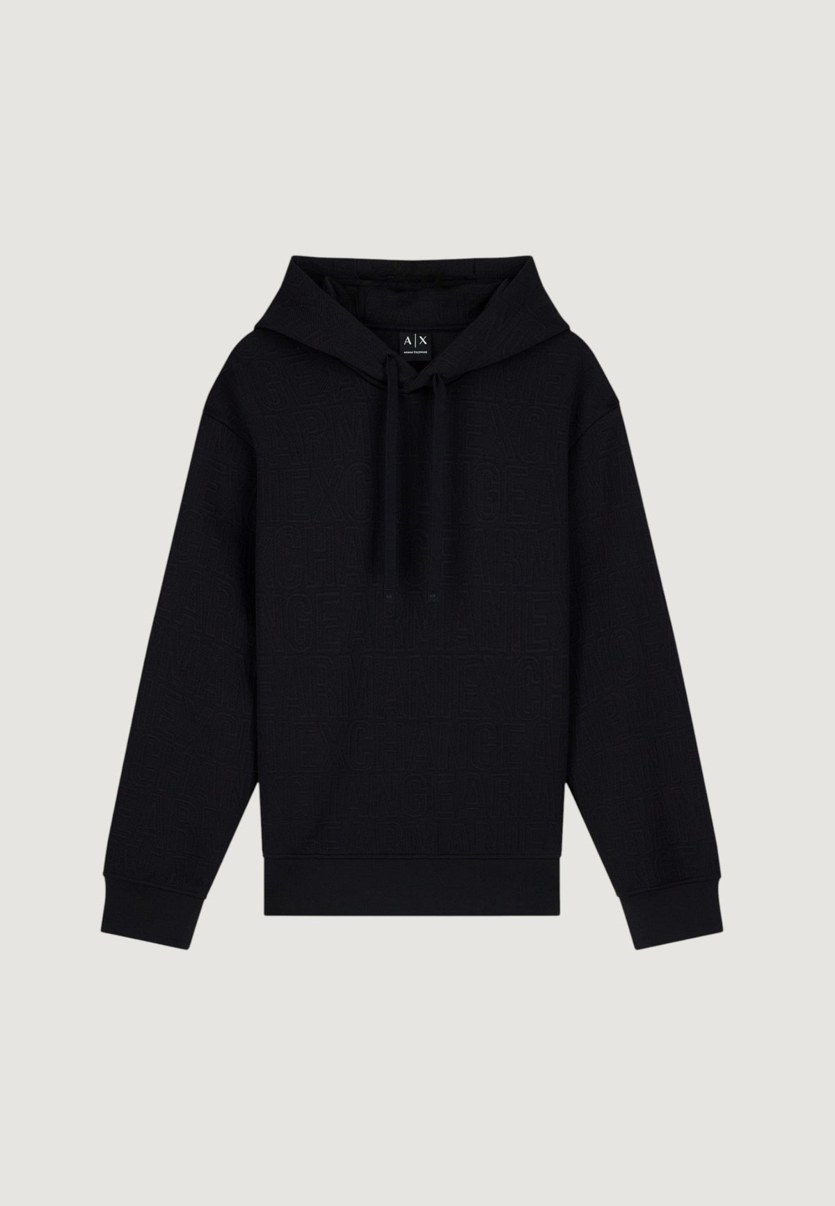 Armani Exchange Polyester Hoodie – Zwart