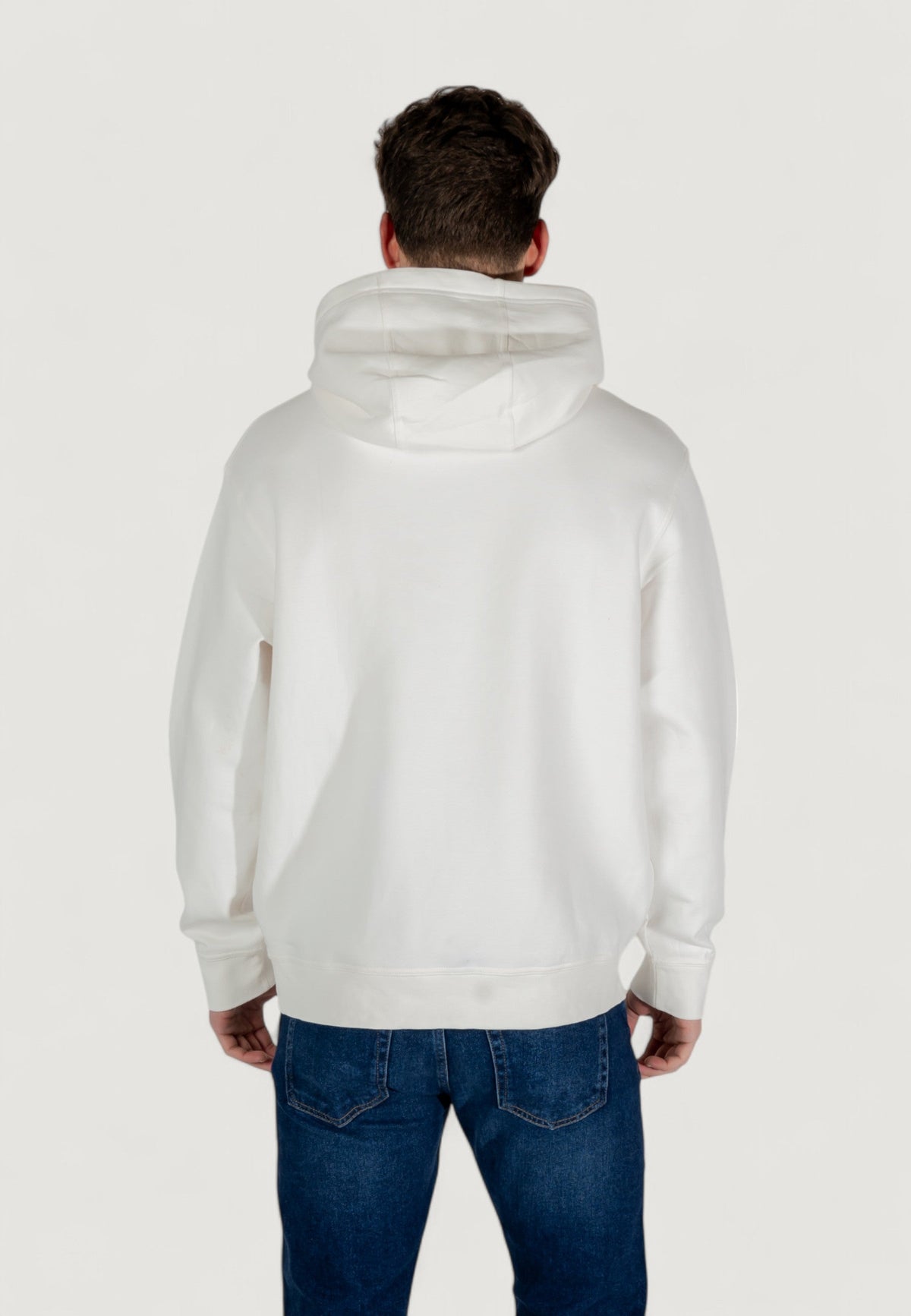 Armani Exchange Hoodie met Print Heren – Wit