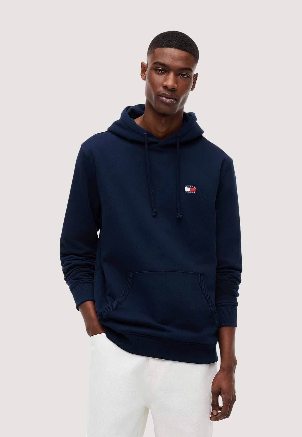 Tommy Hilfiger Hoodie met zak – Marineblauw