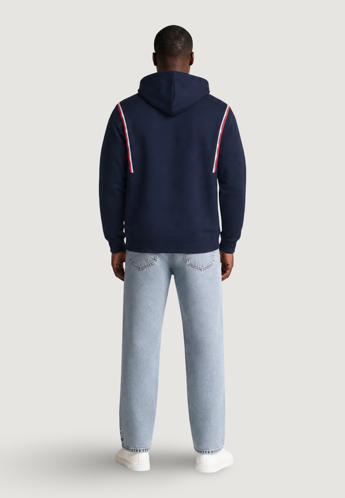 Tommy Hilfiger Hoodie met lange mouwen Heren – Marineblauw