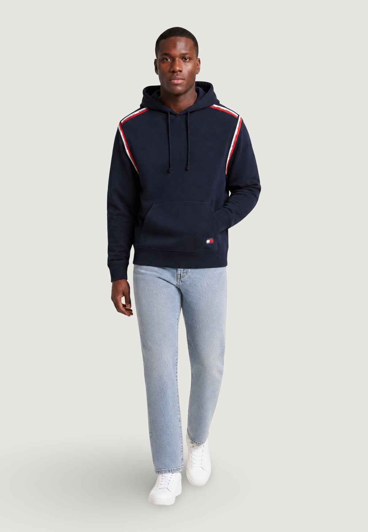 Tommy Hilfiger Hoodie met lange mouwen Heren – Marineblauw