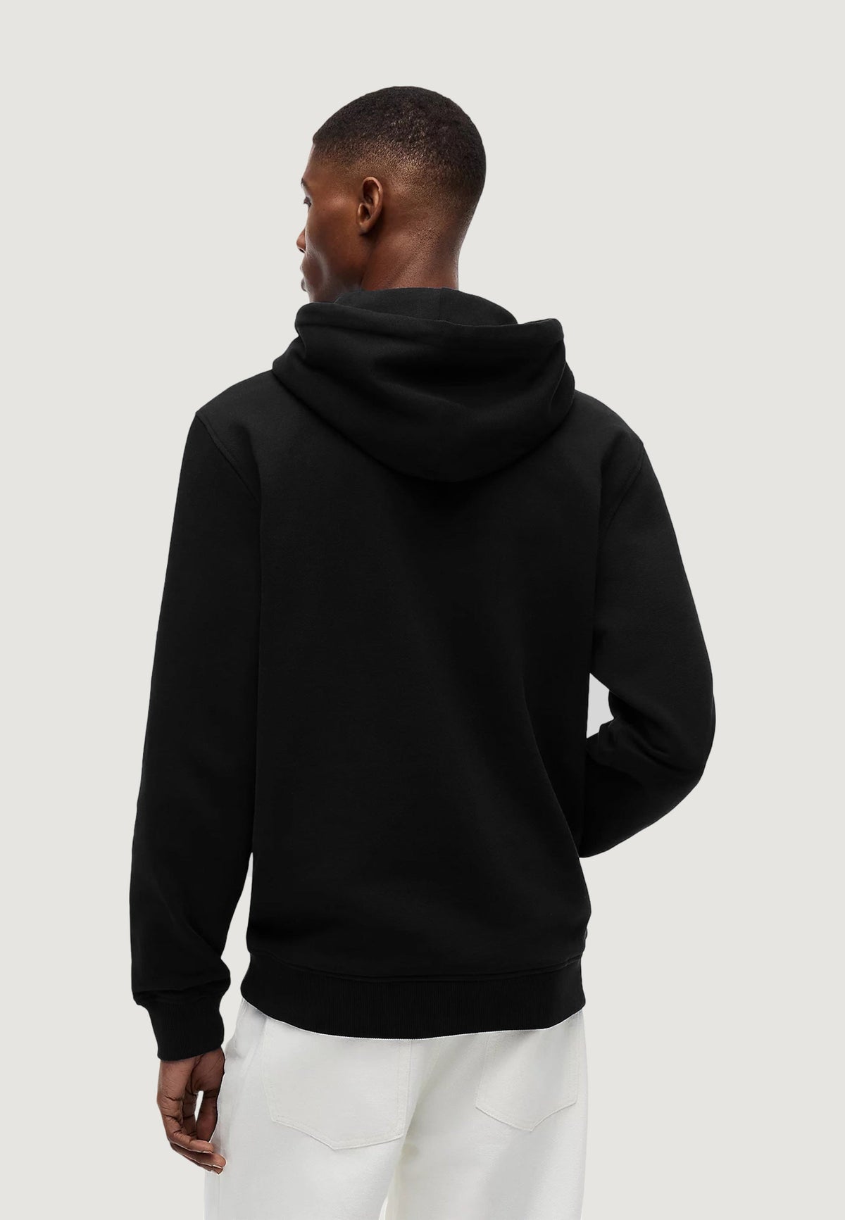 Tommy Hilfiger Hoodie met zak – Zwart