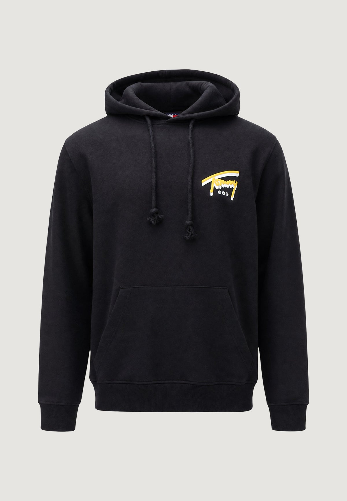 Tommy Hilfiger Hoodie met print – Zwart