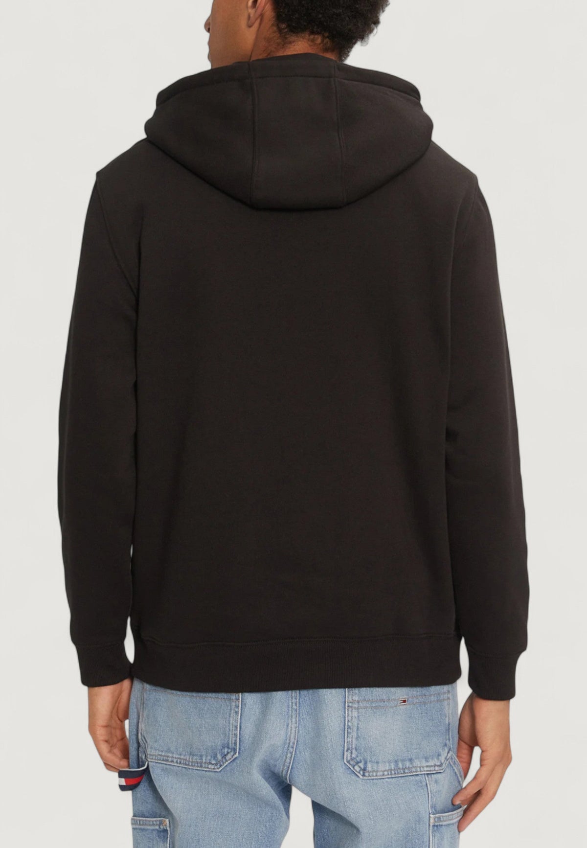 Tommy Hilfiger Regular fit hoodie met voorzakken – Zwart