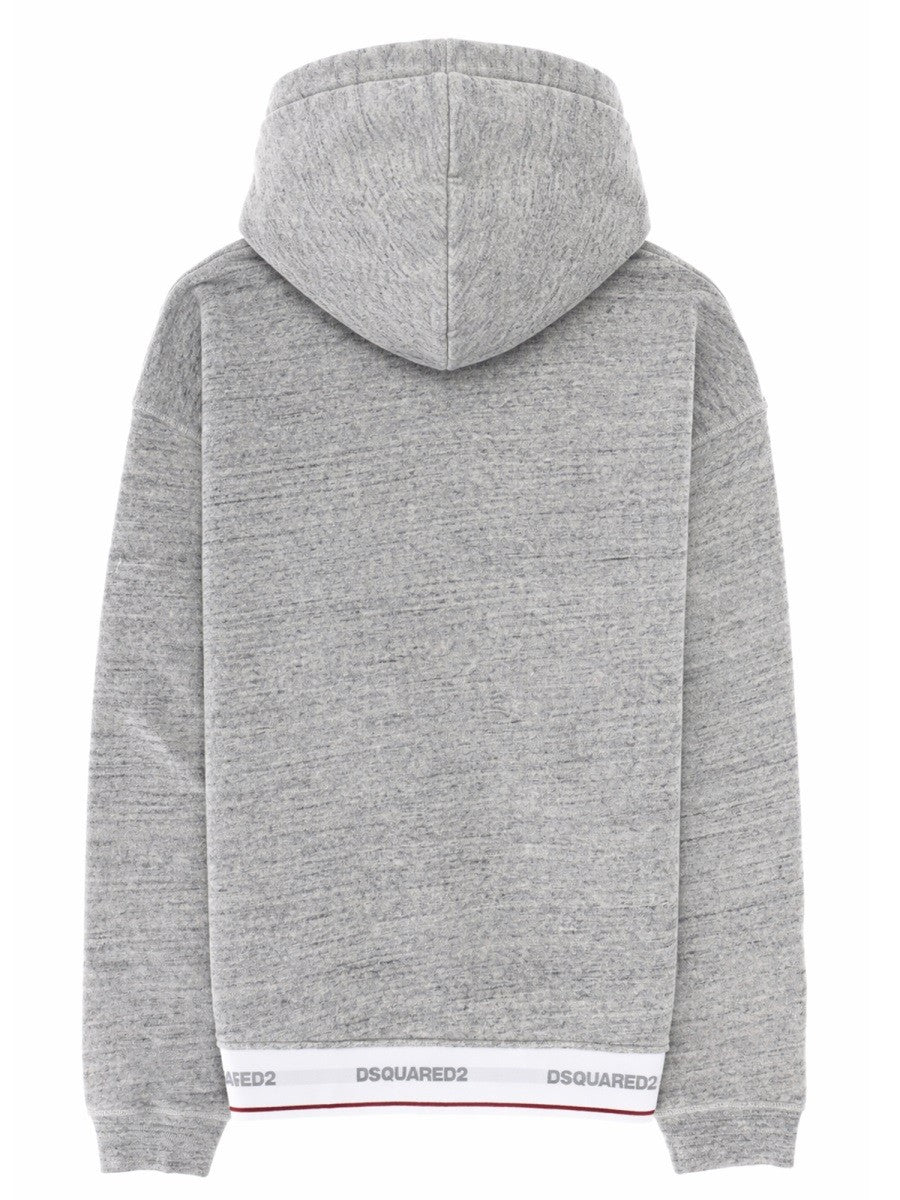 Dsquared2 Sweater met logo Heren – Grijs