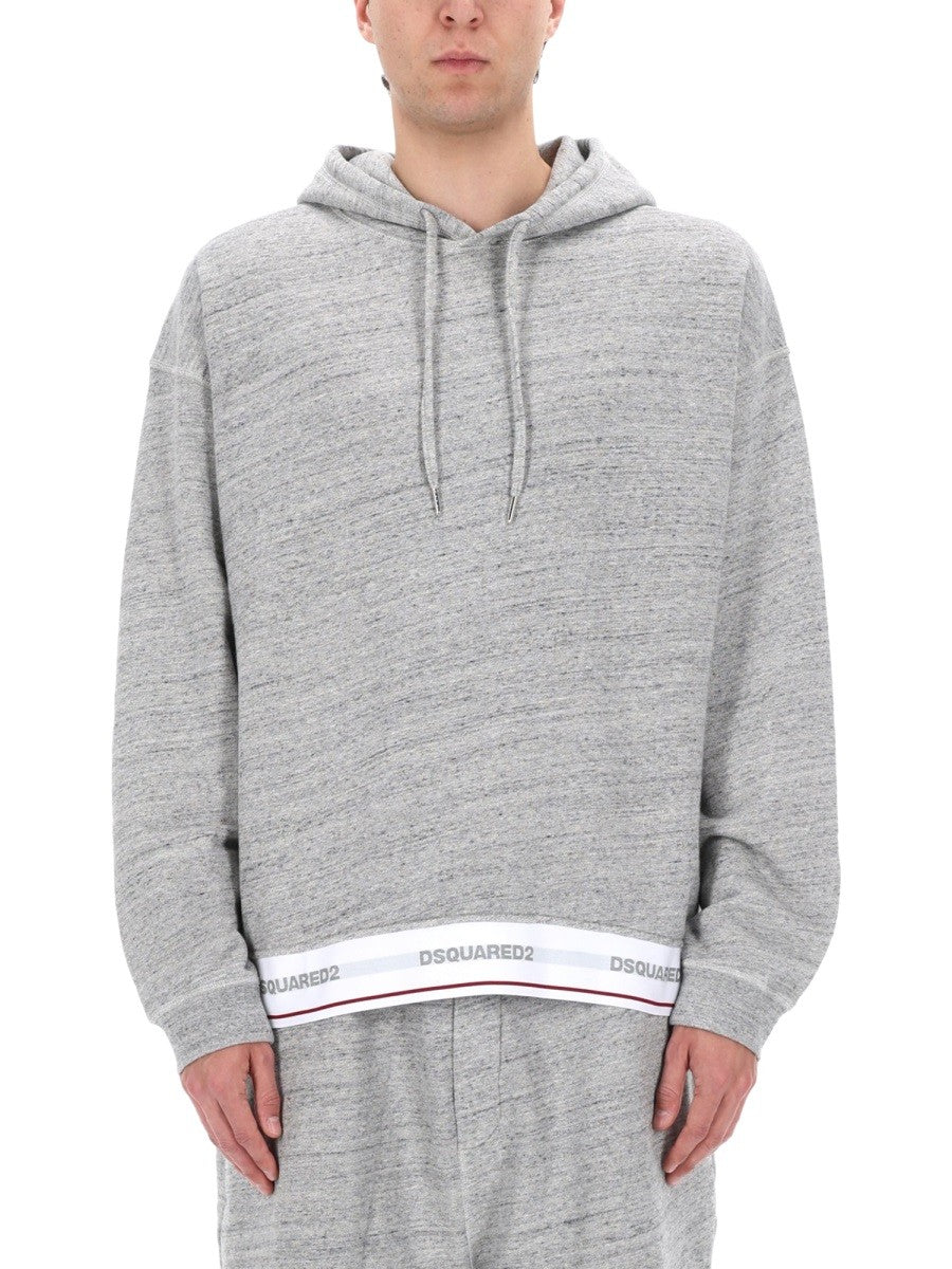 Dsquared2 Sweater met logo Heren – Grijs