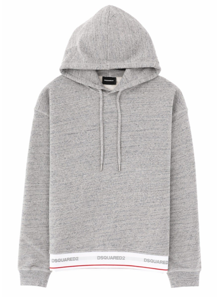 Dsquared2 Sweater met logo Heren – Grijs