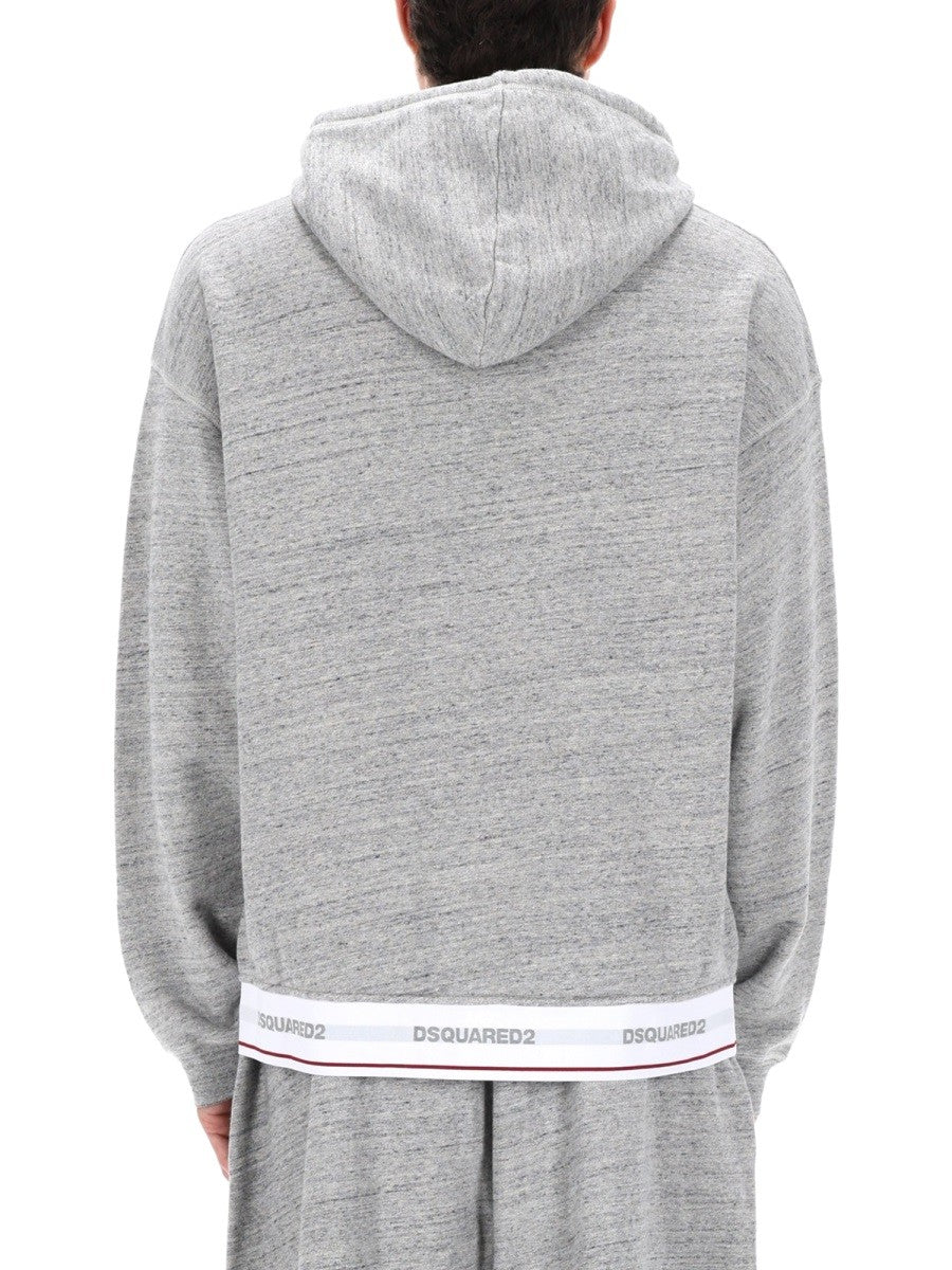Dsquared2 Sweater met logo Heren – Grijs