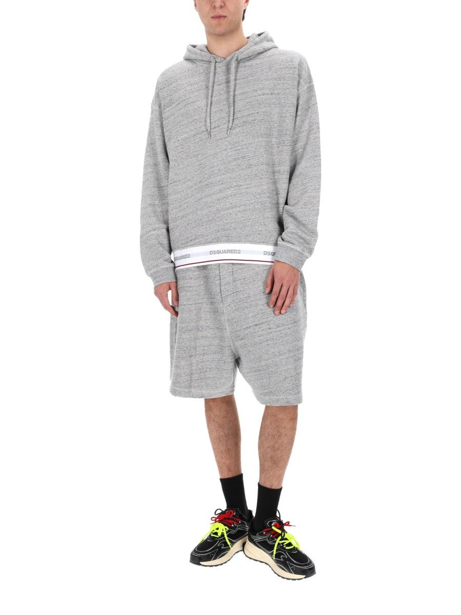 Dsquared2 Sweater met logo Heren – Grijs