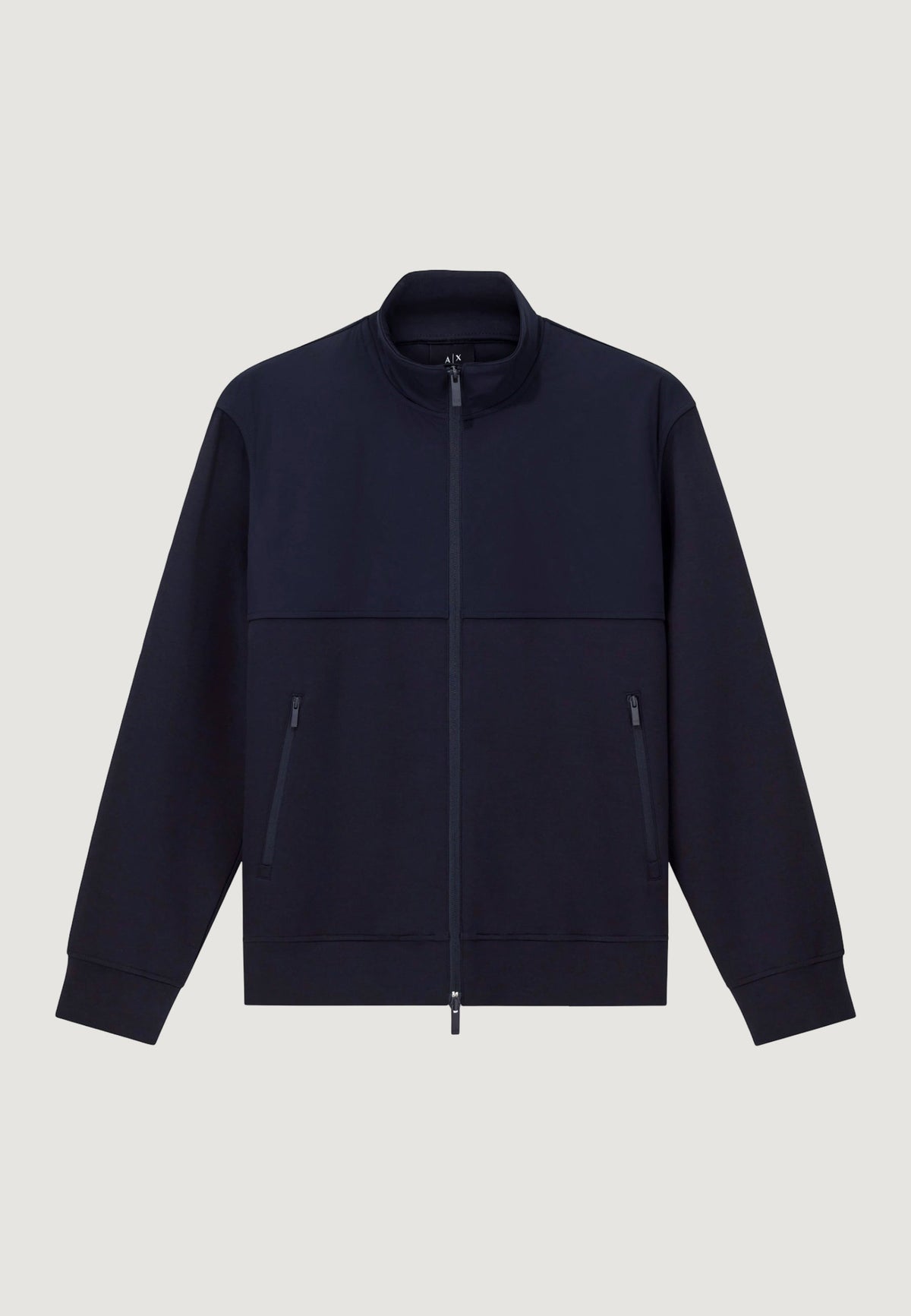 Armani Exchange Trui met Rits – Blauw